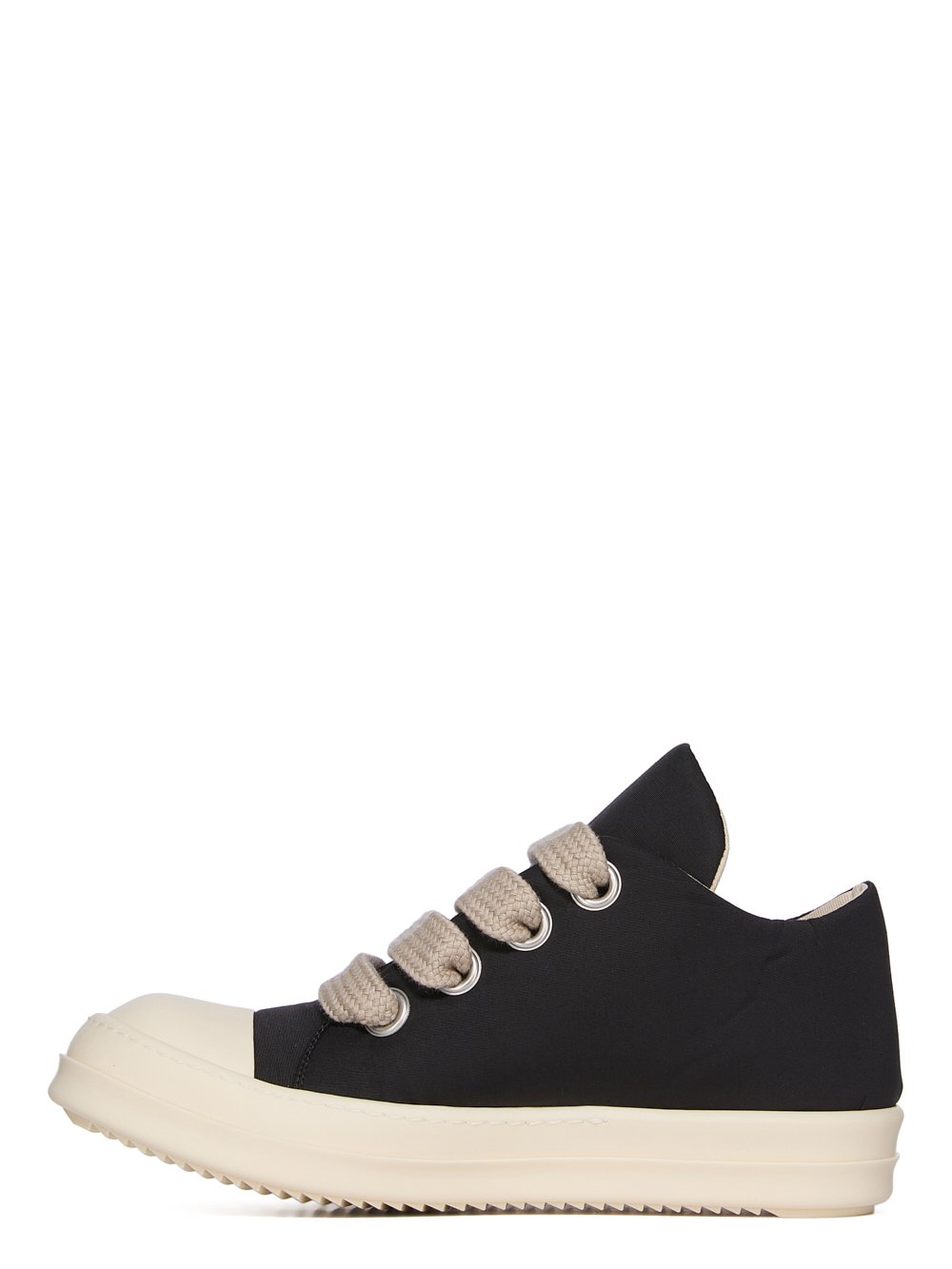 jumbo lace puffer low sneaks snekaers man black - RICK OWENS